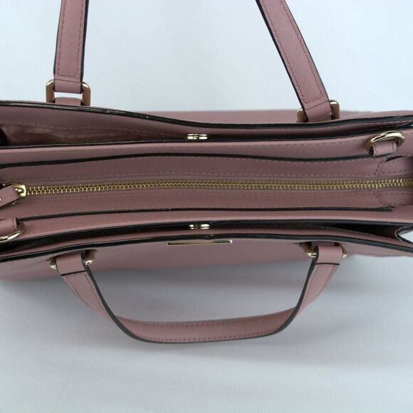 Kate Spade Mauve Satchel with Gold Accents - Picture 8 of 15
